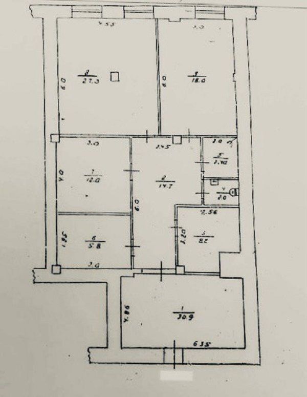 В продаже квартира 122 кв.м на Французском б-ре, морская сторона ID 53997 (Фото 5)