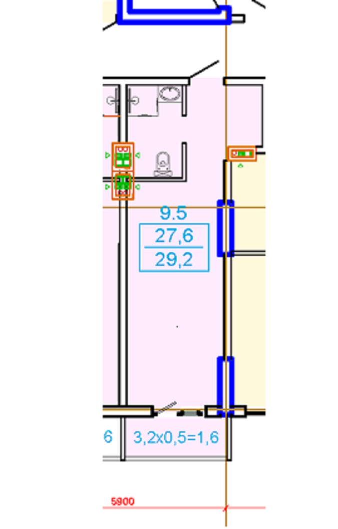 Смарт-квартира в новом ЖК «Эллада» у моря в Аркадии ID 54021 (Фото 3)