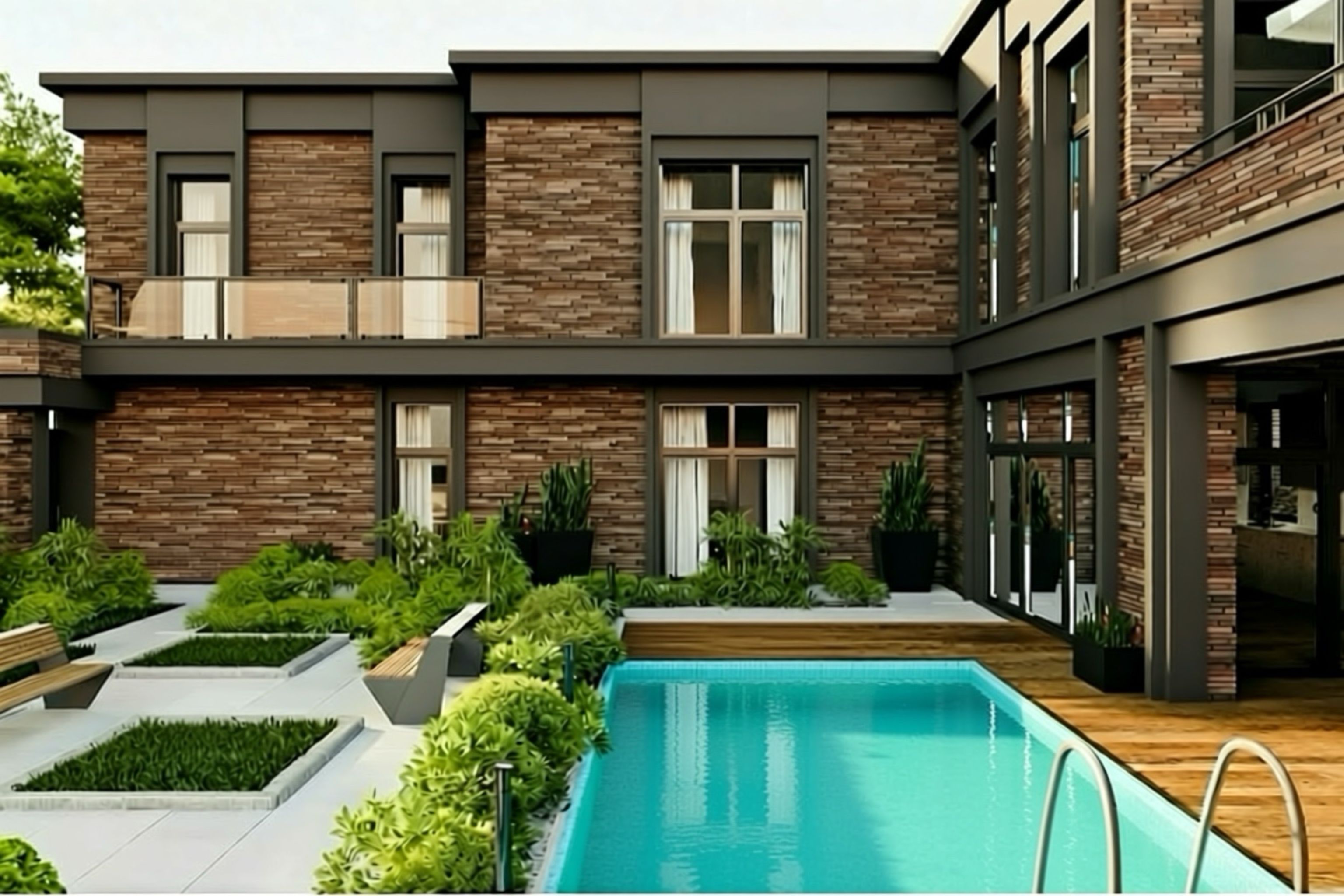 В продаже новый энергоэффективный дом 350 м² с бассейном на Фонтане ID 54060 (Фото 3)