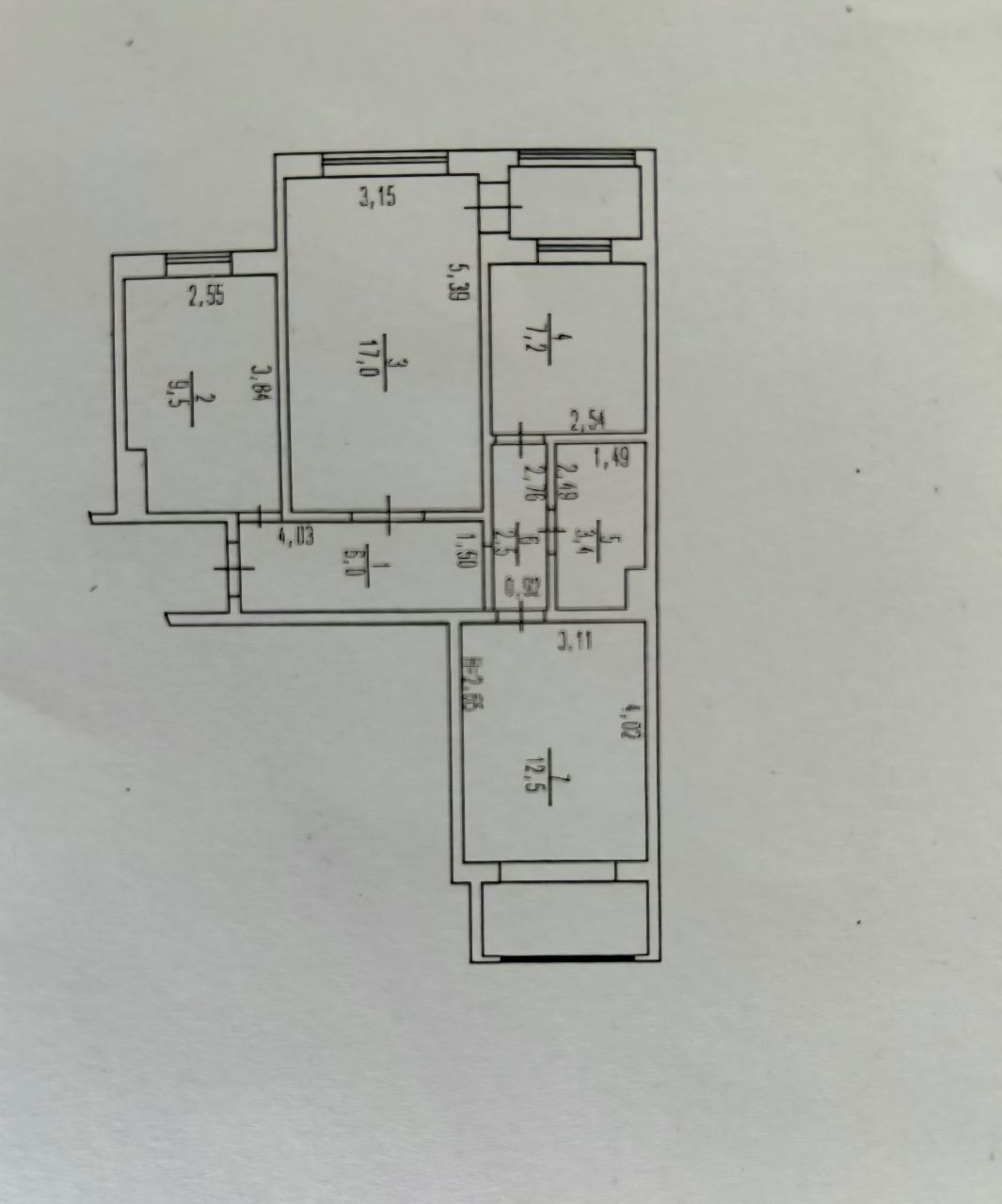 3-комнатная квартира на 8-й станции Б. Фонтана ID 54073 (Фото 6)
