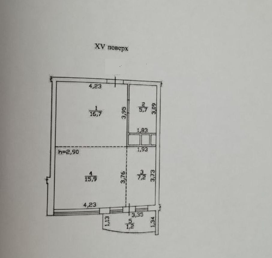 Стильная 1-комнатная квартира в ЖК «4 Сезона» ID 54171 (Фото 9)