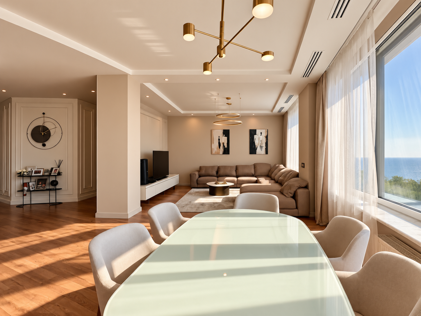Панорама моря! Квартира 210 м² с паркингом в ЖК «Белый парус» ID 54450 (Фото 16)